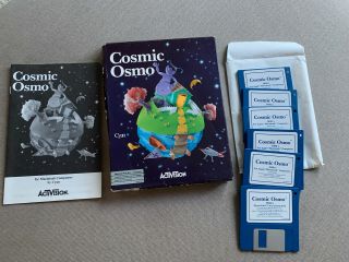 Vintage Activision Game Cosmic Osmo For Mac And Pc Rare Hard Disks