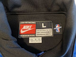 Vintage Nike Authentic Washington Wizards Warm Up Shooting Jacket Mens L Jordan 2