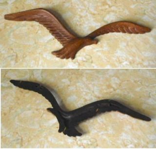 Vintage Homco Faux Wood Seagull In Flight Wall Hanging Art Plaque Replacement