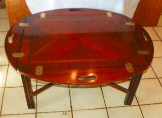 Mahogany Butler Coffee Table By Lane (ct177)
