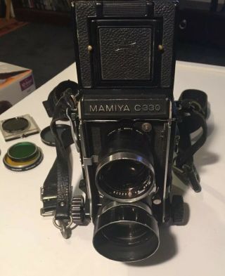 Vintage Mamiya C330 Professional Camera With Extra Lenses.  Made In Japan. 2