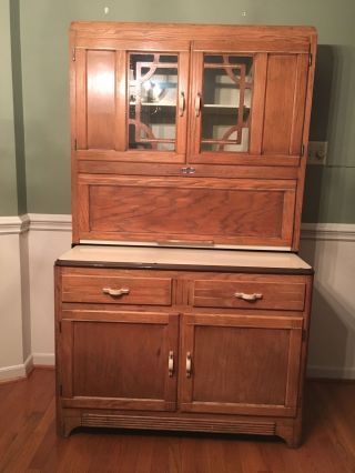 Sellers Antique Hoosier Style Cabinet With Flour Bin - Local