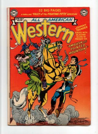 All American Western 120 Vintage Dc Comic Johnny Thunder Golden Age 10c