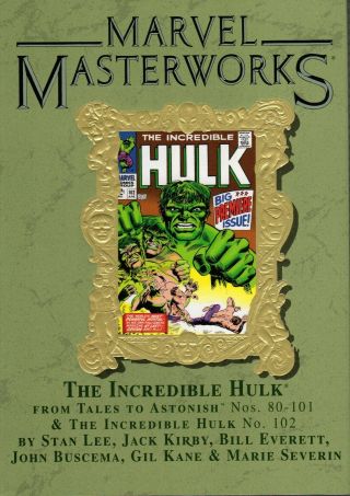 Marvel Masterworks Vol 56 The Incredible Hulk Toa 80 - 101,  Hulk 102 Limited 1350