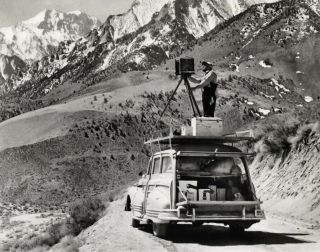 1940 Vintage Ansel Adams Photographer Camera Car Roof By Cedric Wrightsp