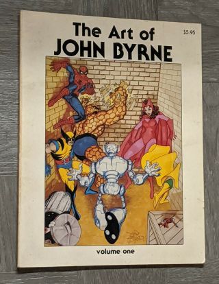 The Art Of John Byrne Vol 1 1980 Signed X - Men Superman Sketchbook Interview