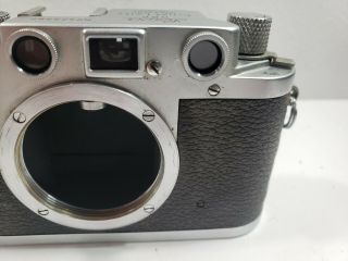 Vintage Leitz Leica IIIC 3C Camera Body (Silver) s/n 423397 3