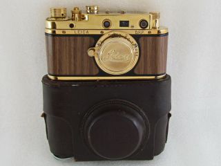 Leica Ii (d) Ernst Leitz Wetzlar Drp Ww Ii Vintage Russian Gold Camera