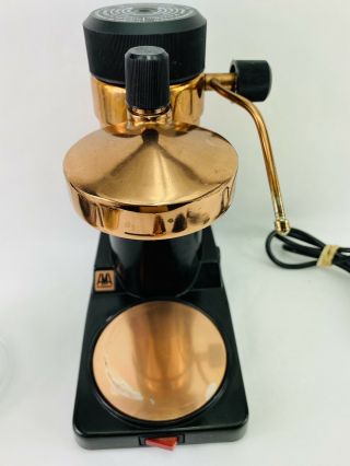 AMA Milano Vintage Copper Finish Espresso Coffee Maker Machine Made in Italy 2