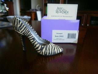 1999 Just The Right Shoe By Raine " Serengeti " Shoe Figure 25025