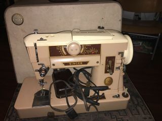 Singer 401a Sewing Machine Vintage Heavy Duty