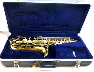 Vintage Conn 18m Alto Saxophone With Hard Case And.