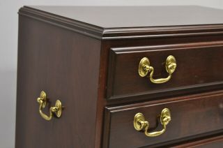 Ethan Allen Georgian Court Small Cherry Four Drawer Chest Nightstand End Table 3