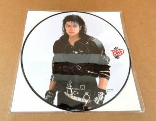 Michael Jackson Bad 25th Anniversary 12 " Picture Disc Vinyl Lp Unplayed No Res