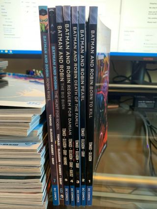Batman & Robin Volume 1 2 3 4 5 6 7 Complete Dc 52 Tpb Set Damian Tomasi