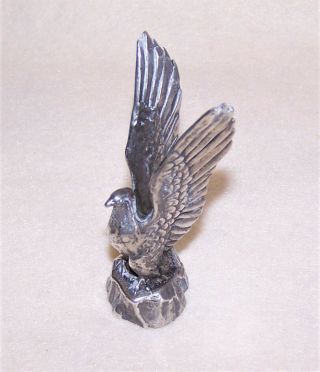 RARE Vintage S.  Kirk & Son Sterling Silver Animal Paperweight - American Eagle 3