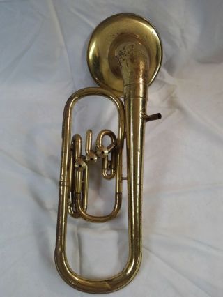 Vintage Holton Collegiate Brass Alto Horn C1950s