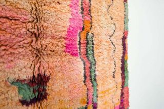 vintage Boujad Moroccan wool Rugs Carpet handmade berber tapis area kilim 3
