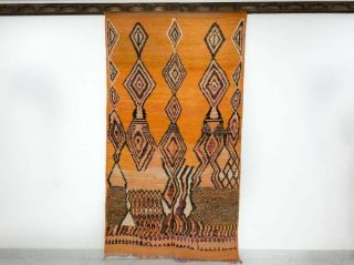Vintage Boujad Moroccan Wool Rugs Carpet Handmade Berber Tapis Area