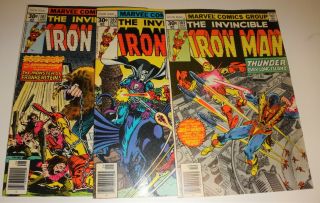 Iron - Man 101,  102,  103 8.  0 - 9.  0 1977