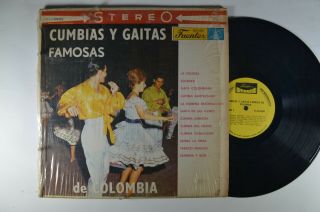 Cumbias Gaitas Famosas De Colombia Latin Lp Shrink Yellow Labels