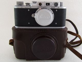 Leica - Ii (d) D.  R.  P.  Ernst Leitz Wetzlar Vintage Russian Rf Photo Camera