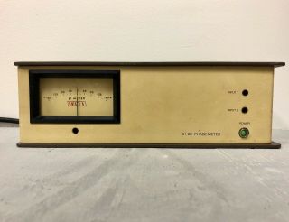 Vintage Mci Jh - 22 Phase Meter Analog Tape Reel To Reel Recording Mixing Board