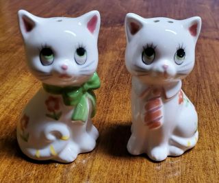 Vintage Cat Salt And Pepper Shakers Japan