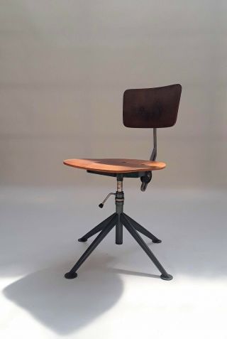 Rare And Early Kevi Task Chair By Jørgen Rasmussen 50s Prouve O.  Olsen Kramer Era