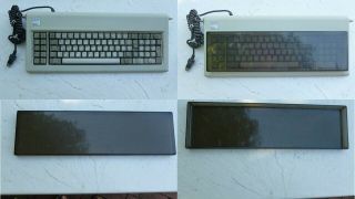 Vintage Ibm 5150 Pc Keyboard With Glass Case