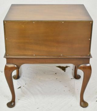 KITTINGER Mahogany End Table with Two Drawers Williamsburg Style 3