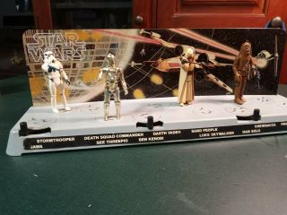 Vintage 1978 Kenner Star Wars Mail Away First 12 Action Figure Display Stand.