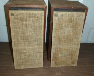 Vintage Ar Acoustic Reasearch Ar - 4x Speaker Pair Ar4 Speakers