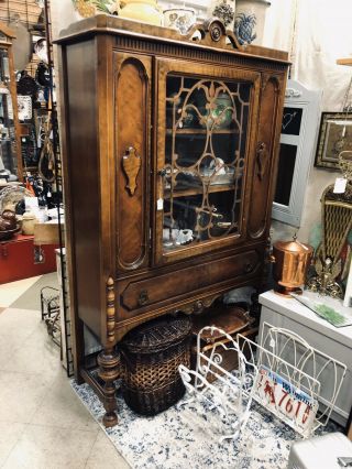 C1800 China,  Antique,  Chest,  Display,  Dining Room Cabinet.