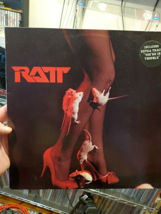 Ratt - Ratt S/t Self Titled Lp Vinyl Shrink Rexus Maximus B/b Wax Nm -