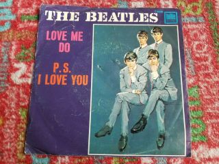 The Beatles 45 Sleeve Love Me Do Tollie 1964 Picture Sleeve