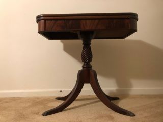 Duncan Phyfe Vintage Mahogany Game Table
