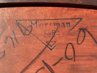 Mahogany Oval Hepplewhite Coffee Table by Mersman (6964) Antique Vintage 3
