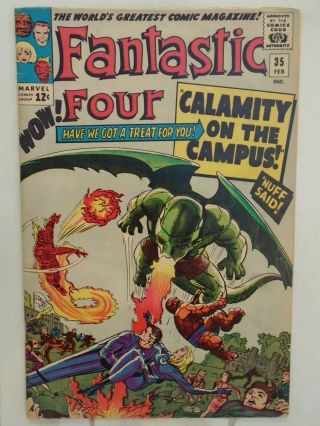 Marvel Fantastic Four 35 (1965) 1st Appearance Of Dragon Man