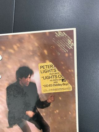 PETER WOLF Lights Out 1984 Vinyl LP Record Pop Rock Blues 17121 3