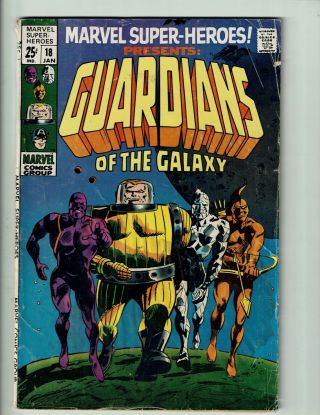 Marvel Comics Marvel - Heroes 18 Guardians Of The Galaxy First 1969