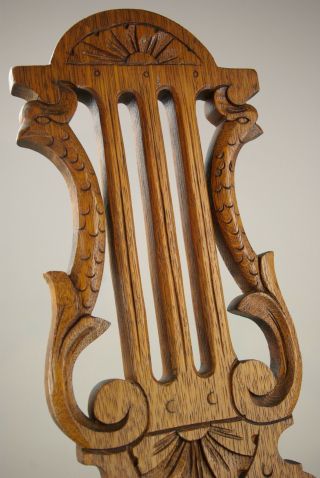 Antique Spinning Chair,  Antique Chair,  Carved Oak Chair,  Scotland 1880,  B1318 2