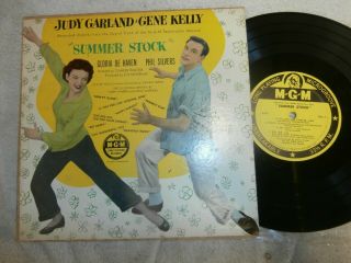 Judy Garland / Gene Kelly / Summer Stock / Rare 10 " Sound Track Lp Ex