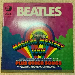The Beatles - Magical Mystery Tour Vintage Lp Record C 062 - 04 449 Import Germany