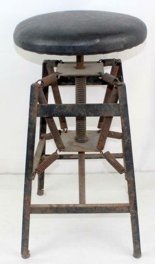 C.  1921 American Cabinet Company Spring Suspension Doctor Architect Dentist Stool