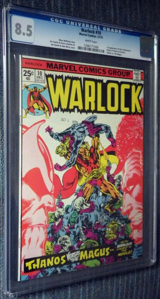 Warlock 10 Cgc 8.  5 - Jim Starlin Origin Gamora And Thanos 1st In - Betweener