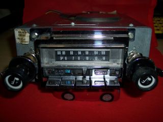 Vintage Lear - Jet Automatic Radio Am/fm 8 Track Car Stereo Radio Serviced