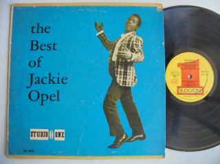 Jackie Opel The Best Of Studio One Ny Press,  Ska Reggae Lp Hear