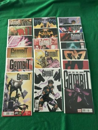 Gambit (2012) 1 - 17,  1 Variant Complete Series Marvel Comics,  1st Prints X - Men