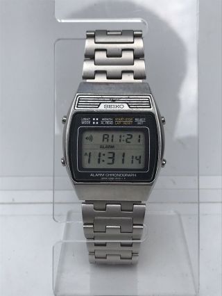 Seiko A359 - 5000 Quartz Vintage Rare Wrist Watch Japan Alarm Chronograph